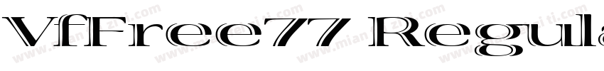 VfFree77 Regular字体转换